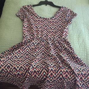 Aeropostale tribal print mini dress, size M